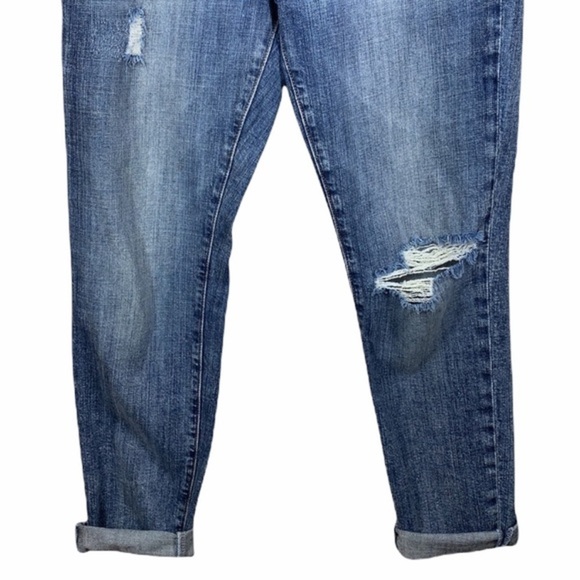 Current Elliot The Fling distressed slim bf  jean - Picture 4 of 10